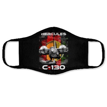 Discover C-130 Hercules Military Aircraft Face Masks