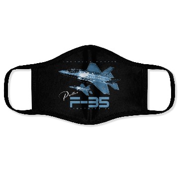 Discover Lockheed Martin F-35 Lightning II Face Masks