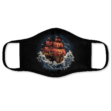 Discover Bitcoin Ship Face Masks