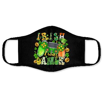 Discover Irish I Was Gamer Face Masks