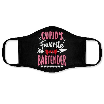 Discover Cupid's Favorite Bartender Valentines Day Matching Face Masks