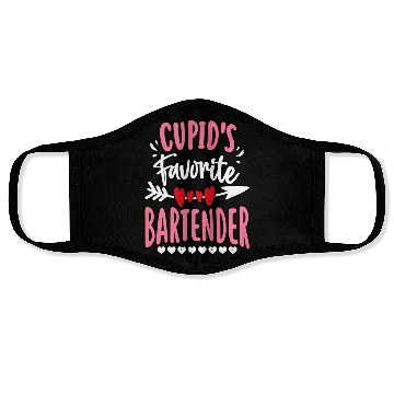 Discover Cupid's Favorite Bartender Valentines Day Matching Face Masks