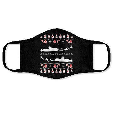 Discover Submarine Service Submariner Ugly Face Masks