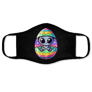 Discover Alien Easter Egg Hatching: Colorful Surprise Face Masks