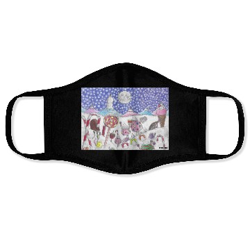 Discover The Nutcracker Christmas Candy Land Face Masks