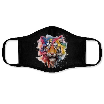 Discover Grafitti Tiger Face Masks