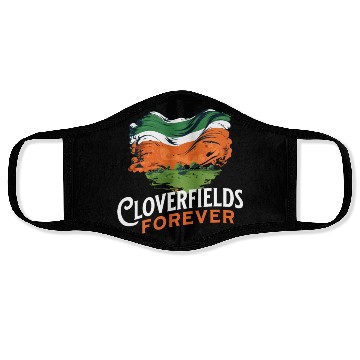 Discover St Pats Funny Design Irish Cloverfields Forever Face Masks