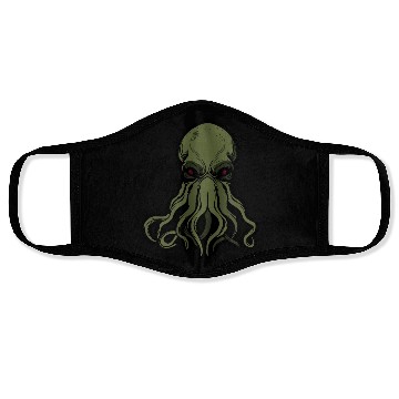 Discover Cthulhu! The Stars are finally right! Face Masks