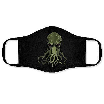 Discover Cthulhu! The Stars are finally right! Face Masks