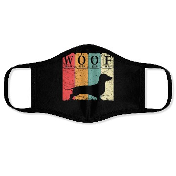 Discover Dachshund Dog Periodic Table Elements Dog Lover Face Masks