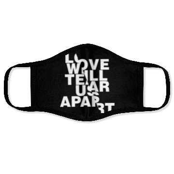 Discover Love Will Tear Us Apart Face Masks