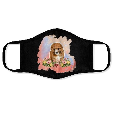 Discover yorkie poo Face Masks