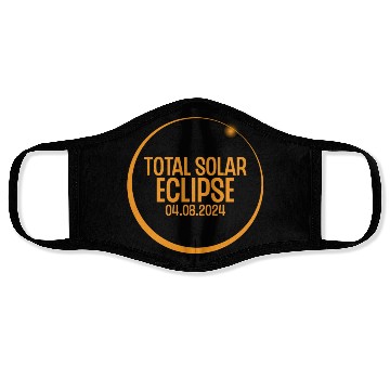 Discover Total Eclipse Map Path of Totality Lover April 8, Face Masks