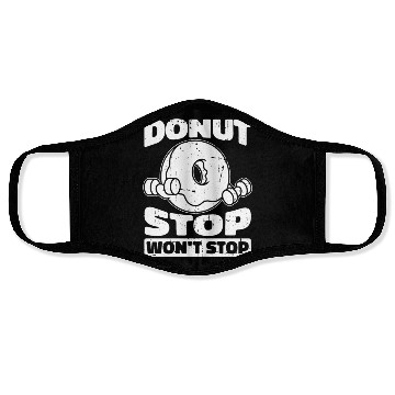 Discover Fitness Donut Funny Donut Gym Face Masks