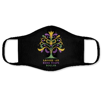 Discover Laissez Les Bons Temps Rouler Mardi Gras Tree Face Masks