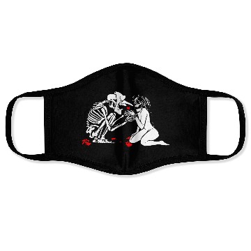 Discover Occult Lover Death Card Goth Satanist Gothic Face Masks