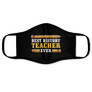 Discover Best History Teacher Teacher Or Educator Gift Face Masks