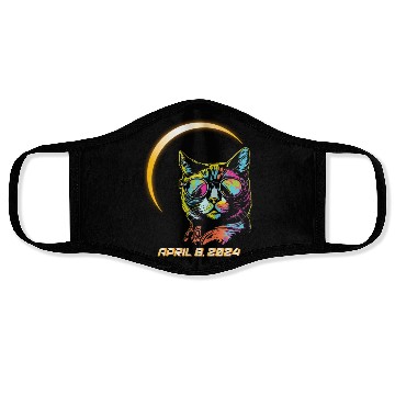 Discover Total Solar Eclipse 4.8.24 Path Of Totality Kids Face Masks