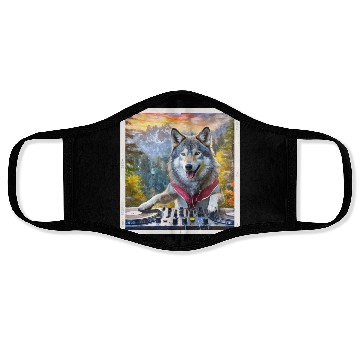 Discover DJ Wolf Wilderness Mix Face Masks