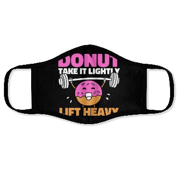 Discover Fitness Donut Donut Gym Face Masks