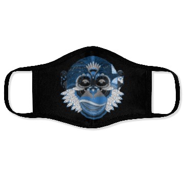 Discover Monkey Mandala Art Face Masks