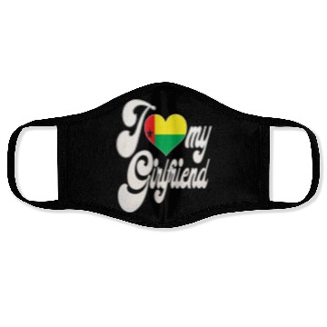 Discover GBI Love My Bissau Guinean Girlfriend Face Masks