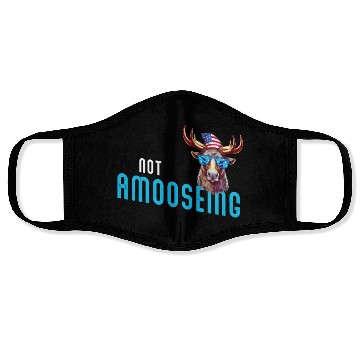 Discover Not Amooseing Cool Moose Face Masks