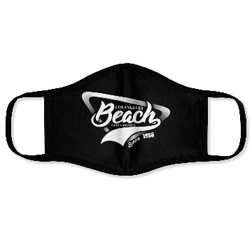 Discover Los Angeles Beach Face Masks