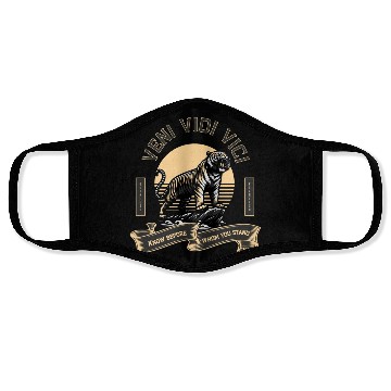 Discover Veni Vidi Vici Wild Tiger Face Masks