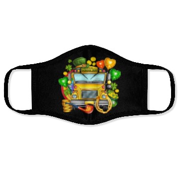 Discover School Bus Face Masks