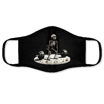 Discover Funny Meme Exercise Weightlifter Weightlifting Face Masks