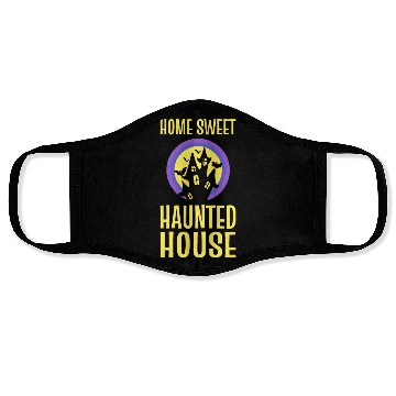 Discover Home Sweet Haunted House Ghost Hunter Face Masks
