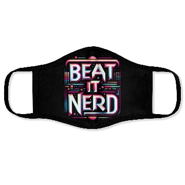 Discover Beat it Nerd 10 Face Masks