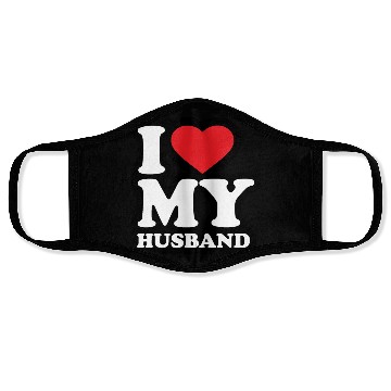Discover I love my husband Face Masks