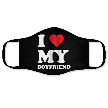 Discover I love my Boyfriend Face Masks