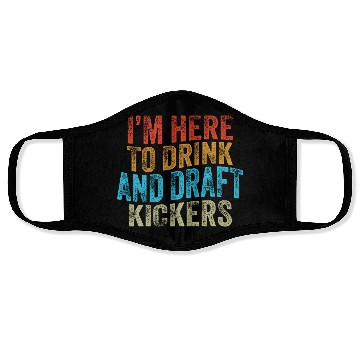 Discover Fantasy Football Party Drink Draft Kickers Face Masks