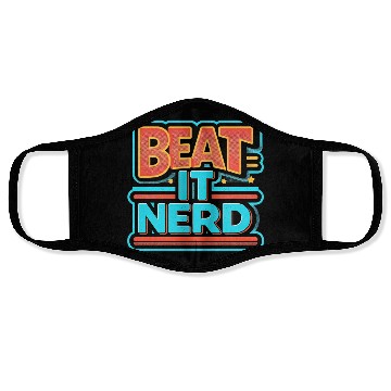 Discover Beat it Nerd 8 Face Masks