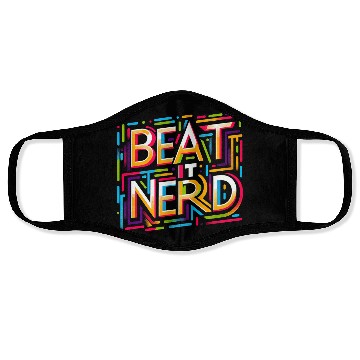 Discover Beat it Nerd 14 Face Masks