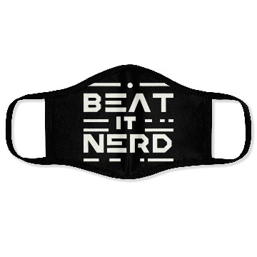 Discover Beat it Nerd 16 Face Masks
