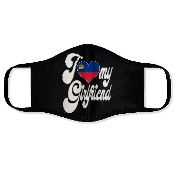 Discover LiechtensteinI Love My Liechtensteiner Girlfriend Face Masks