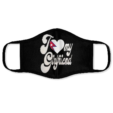 Discover NepalI Love My Nepalese Girlfriend Face Masks