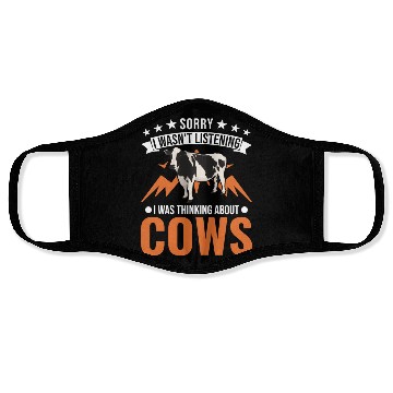 Discover Cow Farmer Rancher Cows Face Masks