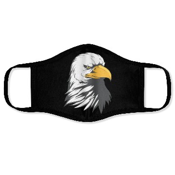 Discover Bald Eagle Head Cartoon Face Masks