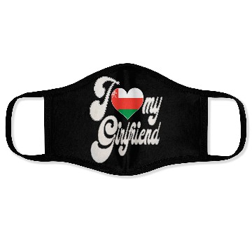 Discover OmanI Love My Omani Girlfriend Face Masks