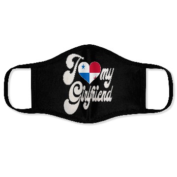 Discover PanamaI Love My Panamanian Girlfriend Face Masks