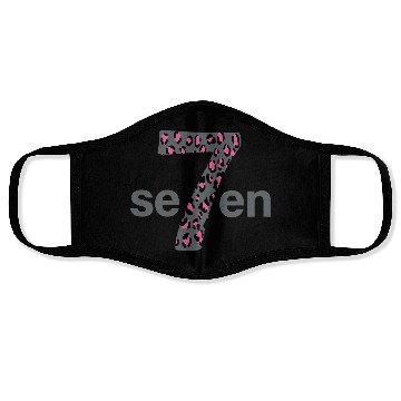 Discover Seven in pink animal print Face Masks