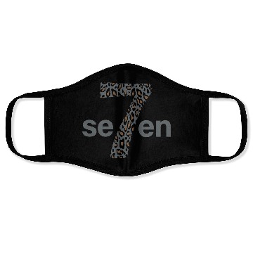 Discover 7 in braun animal print Face Masks