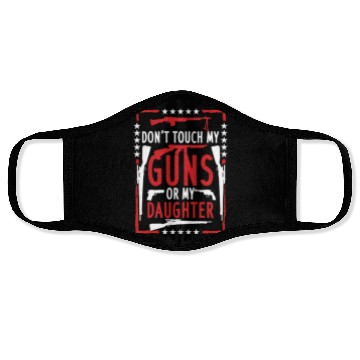 Discover Guns 2nd Amendment Second Amendment Pro Gun Lover Face Masks