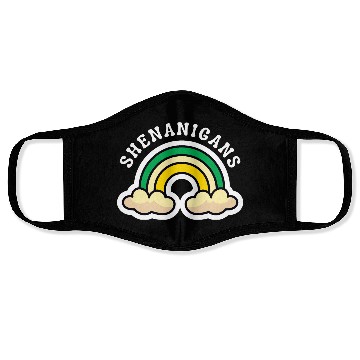 Discover St Patricks Shenanigans St Patricks Day Face Masks