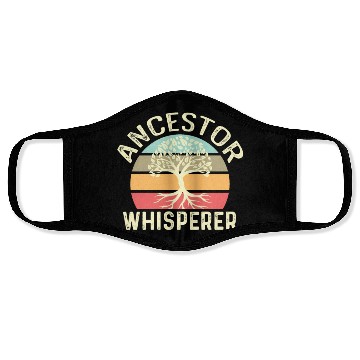 Discover Ancestor Whisperer Librarian or Historian Gift Face Masks